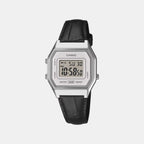 Classics Men Quartz Grey Dial Digital Leather Watch D423