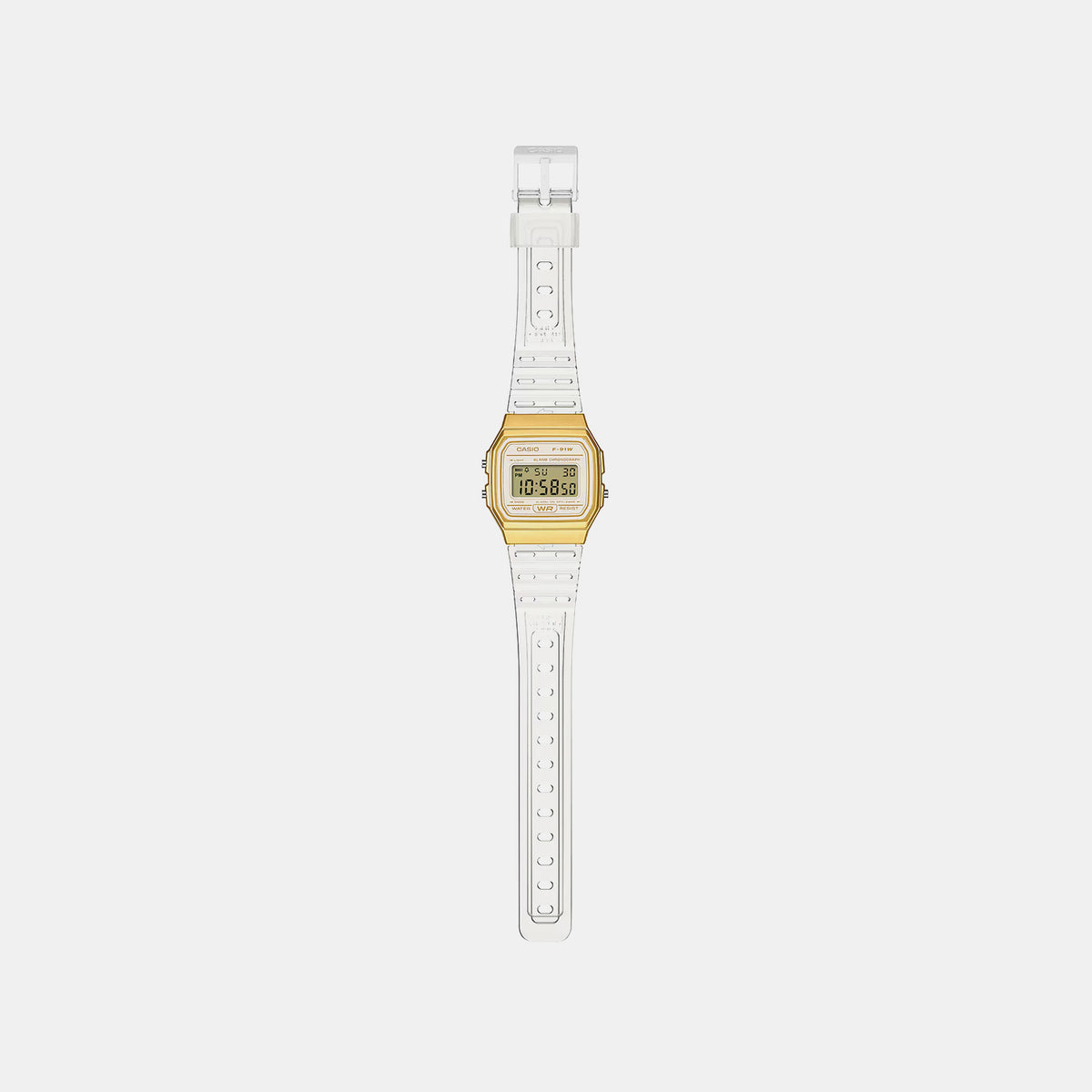 Youth Unisex Quartz Gold Dial Digital Resin Watch D427