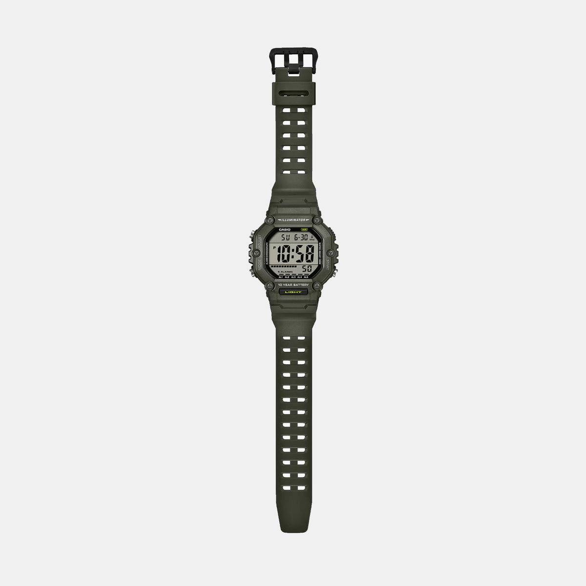 Youth Unisex Quartz Transparent Dial Digital Resin Watch D438