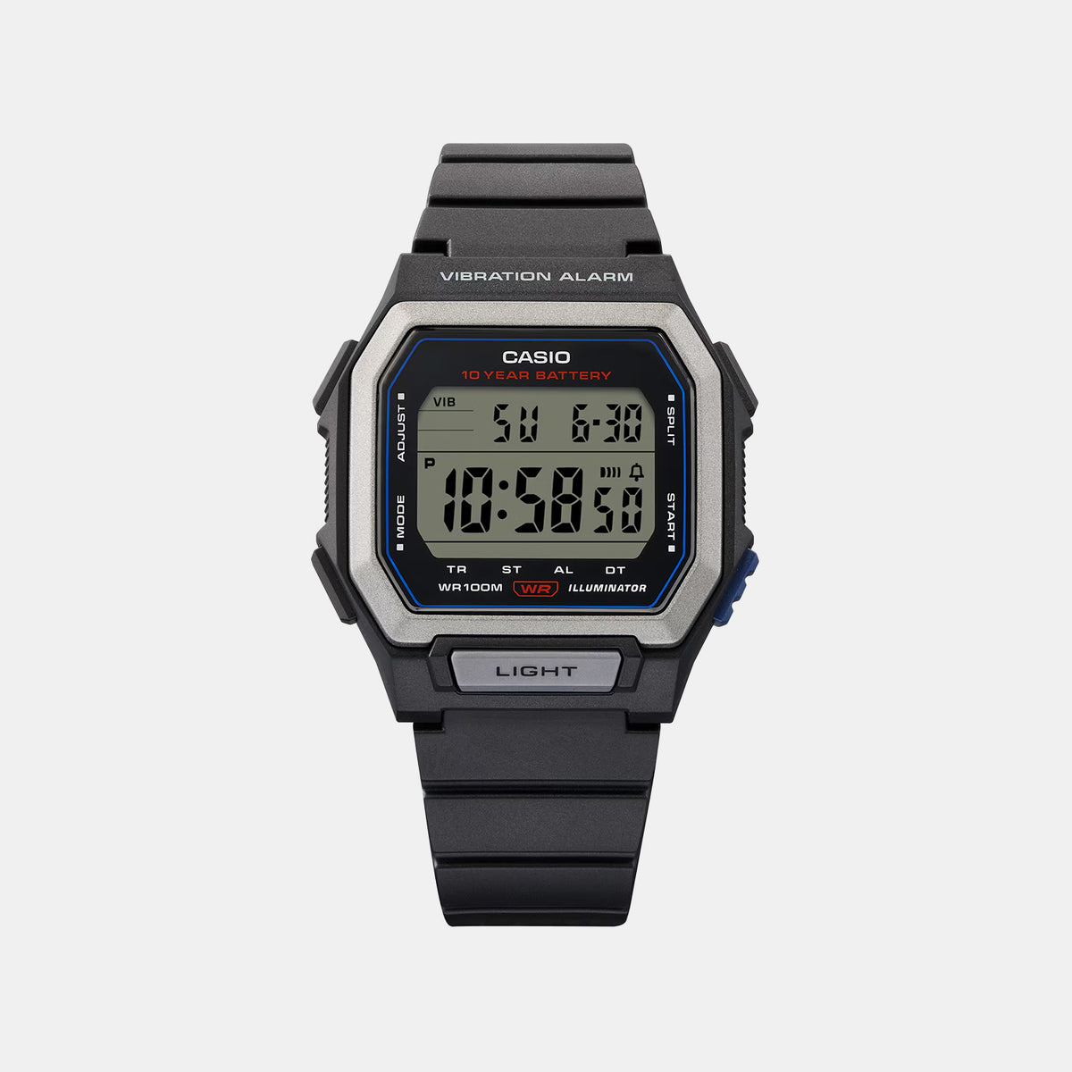 Youth Unisex Quartz Transparent Dial Digital Resin Watch D441