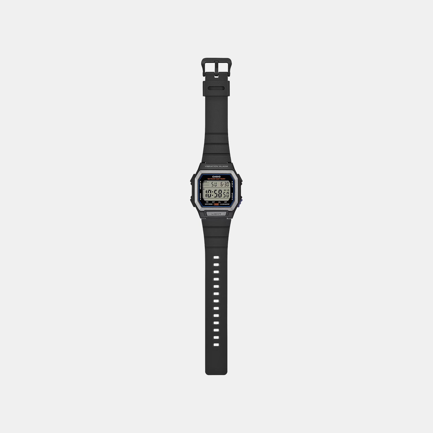 Unisex Quartz Black Dial Digital Resin Watch D441