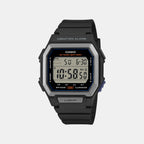 Unisex Quartz Black Dial Digital Resin Watch D441