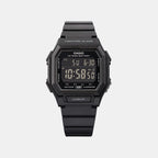 Unisex Quartz Black Dial Digital Resin Watch D442