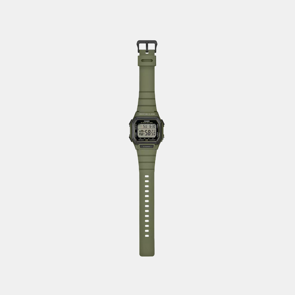 Unisex Quartz Black Dial Digital Resin Watch D443