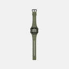 Unisex Quartz Black Dial Digital Resin Watch D443