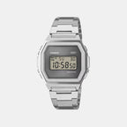 Vintage Unisex Quartz Grey Dial Digital Watch D447