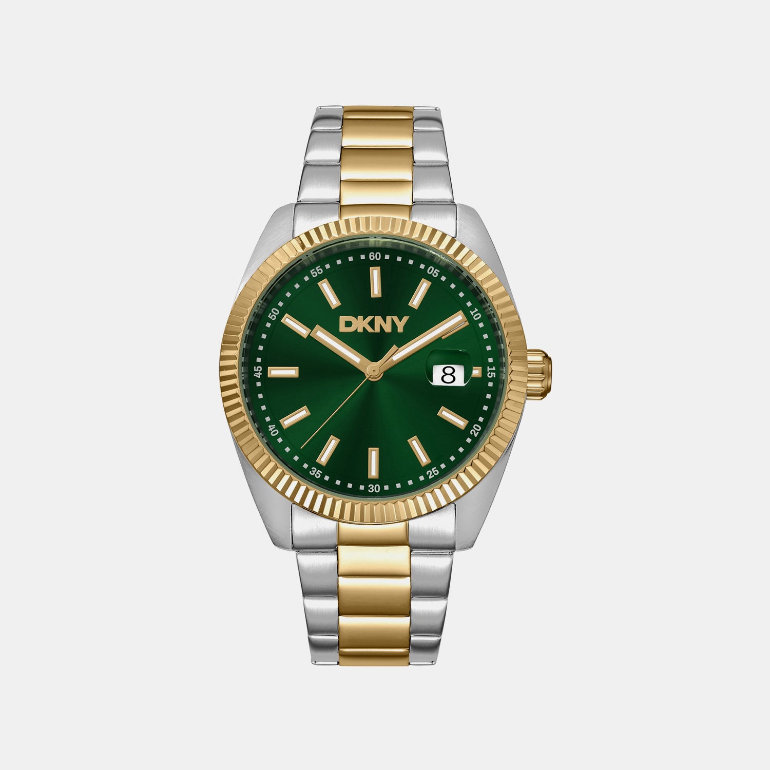 Everyday Men Quartz Green Dial Analog Stainless Steel Watch DK1G133M0055