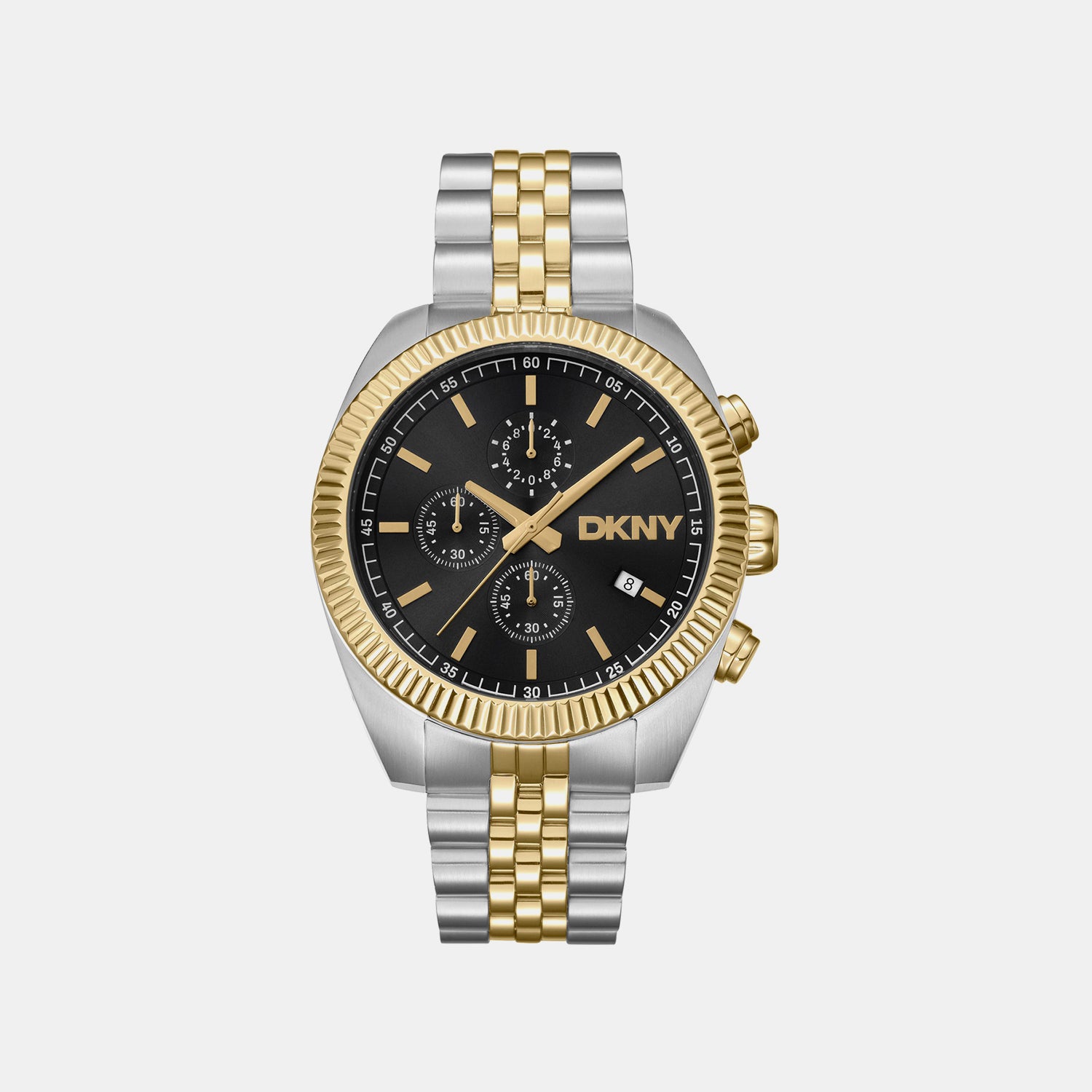 Everyday Men Quartz Black Dial Chronograph Stainless Steel Watch DK1G134M0065