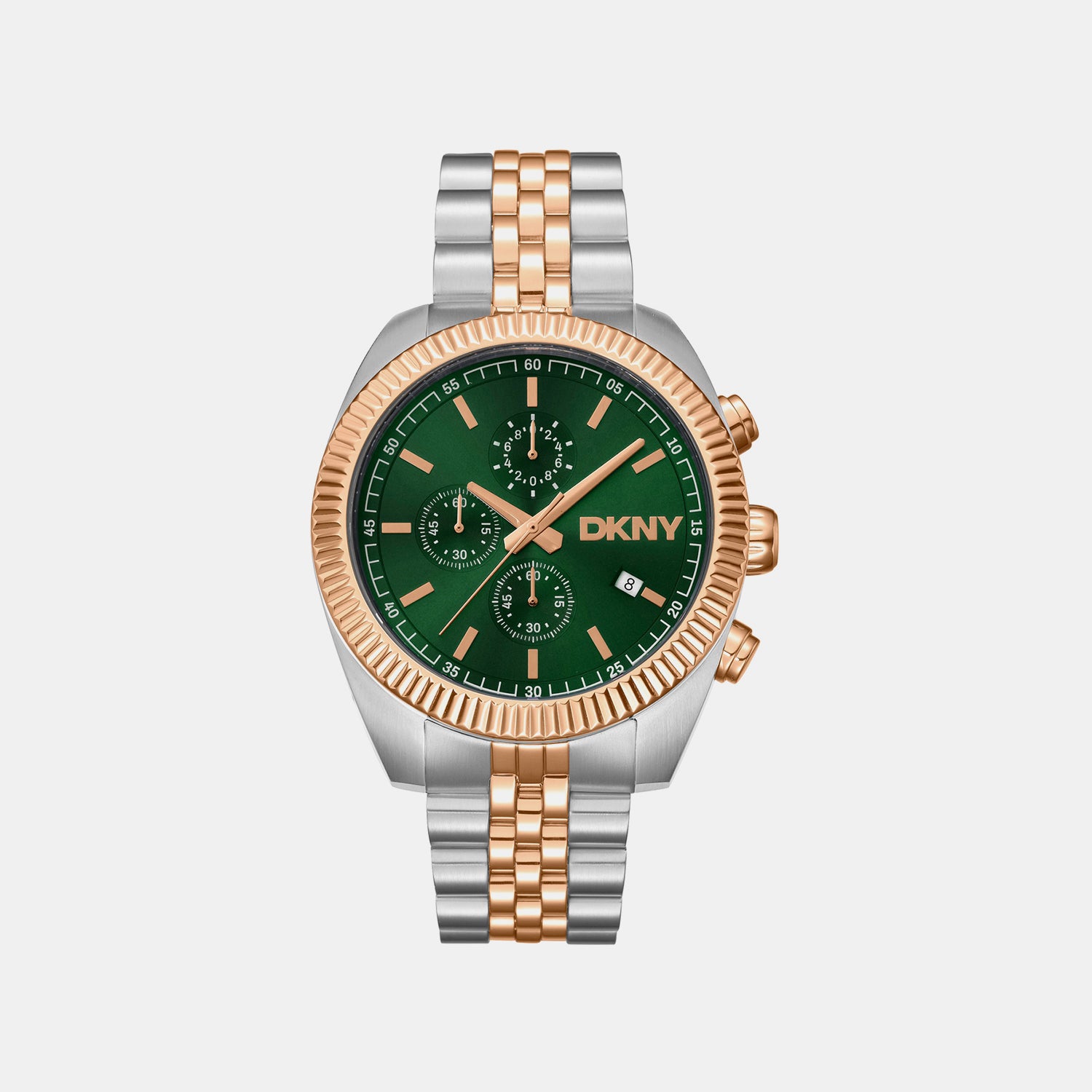 Everyday Men Quartz Green Dial Chronograph Stainless Steel Watch DK1G134M0075