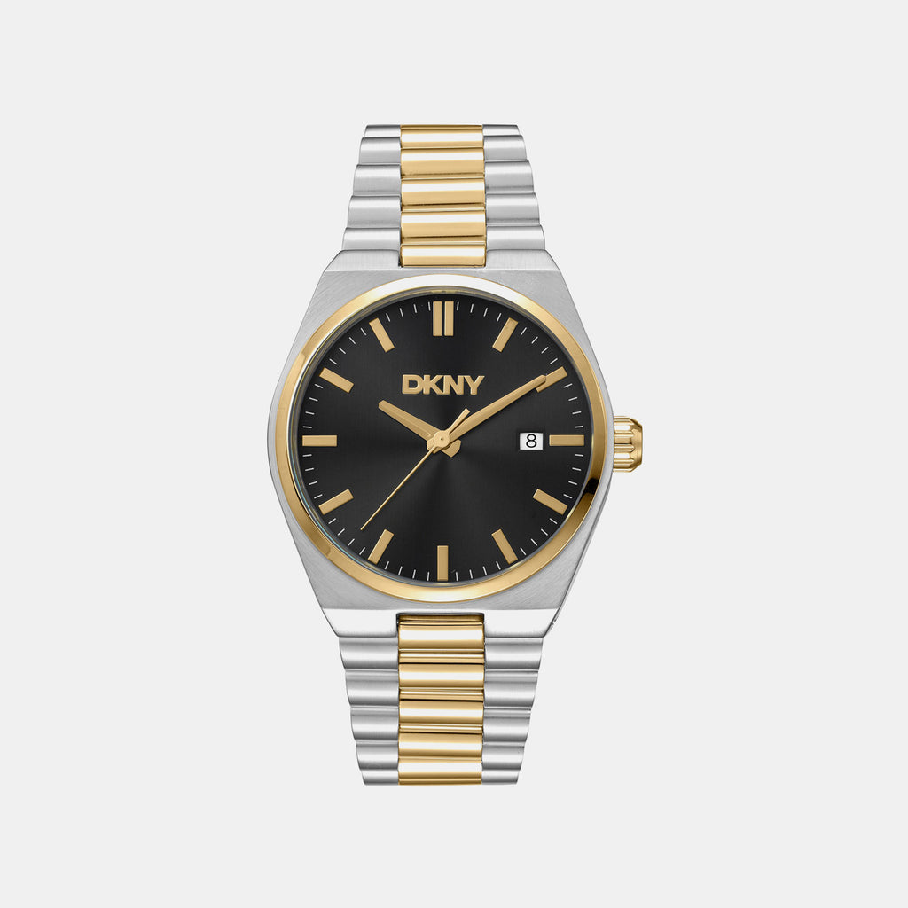 Everyday Men Quartz Black Dial Analog Stainless Steel Watch DK1G135M0055