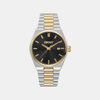 Everyday Men Quartz Black Dial Analog Stainless Steel Watch DK1G135M0055
