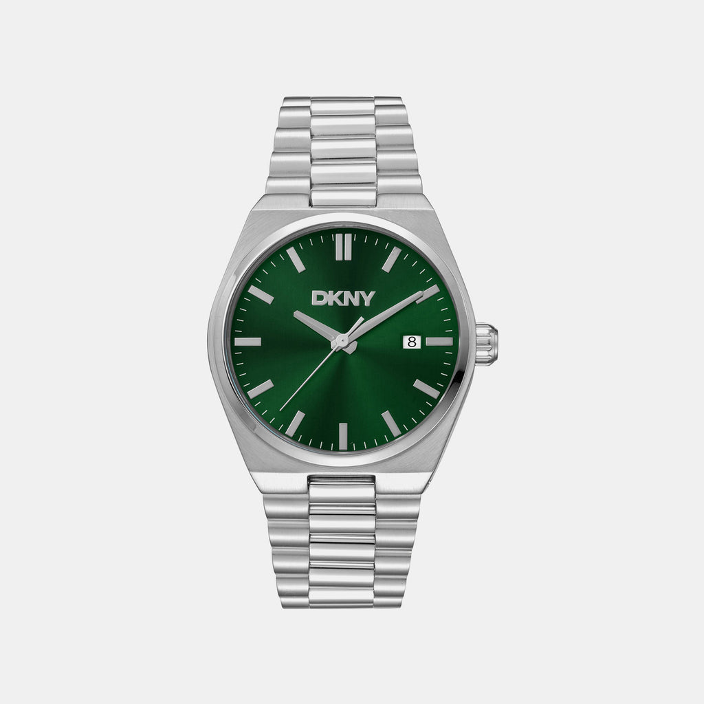 Everyday Men Quartz Green Dial Analog Stainless Steel Watch DK1G135M0065