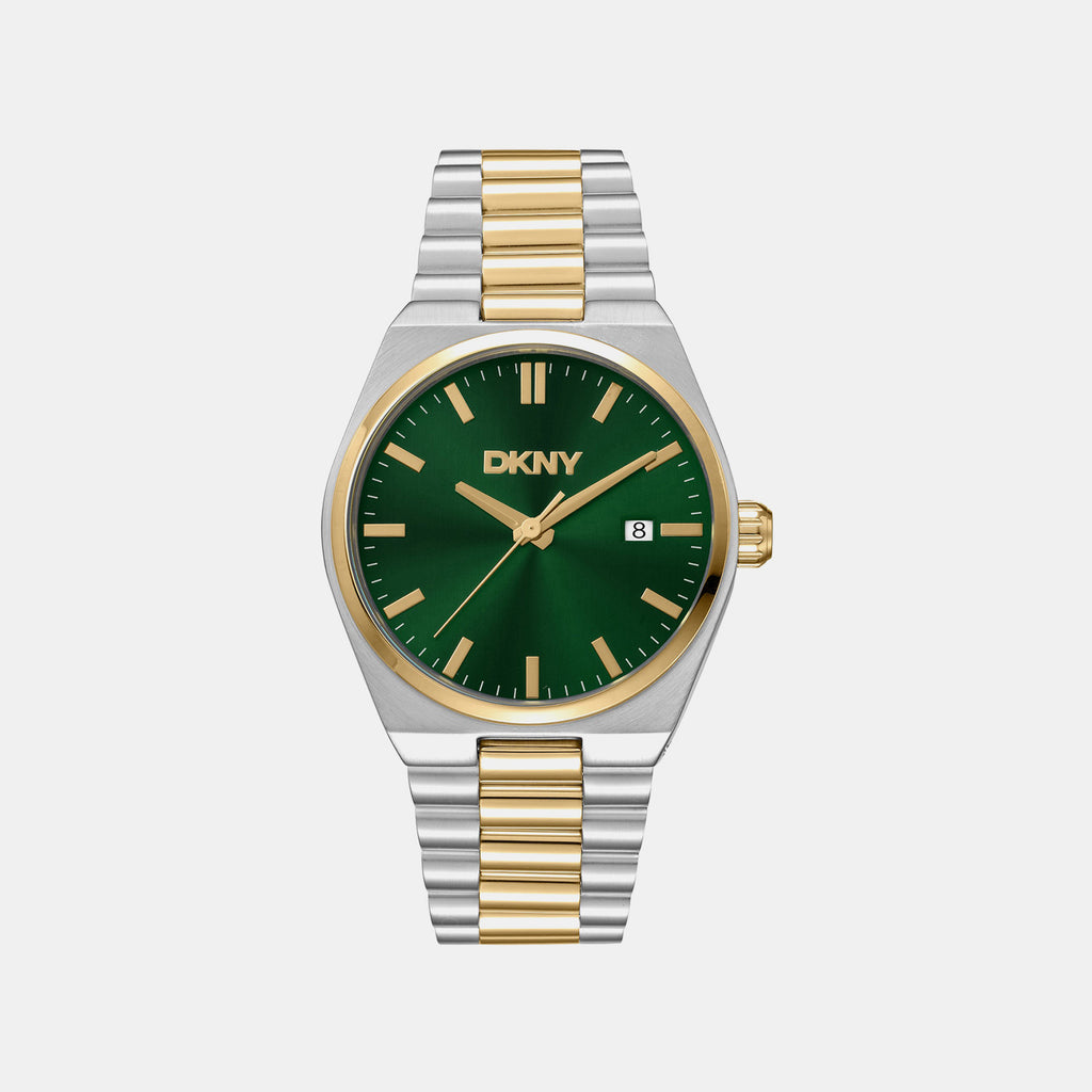 Everyday Men Quartz Green Dial Analog Stainless Steel Watch DK1G135M0085