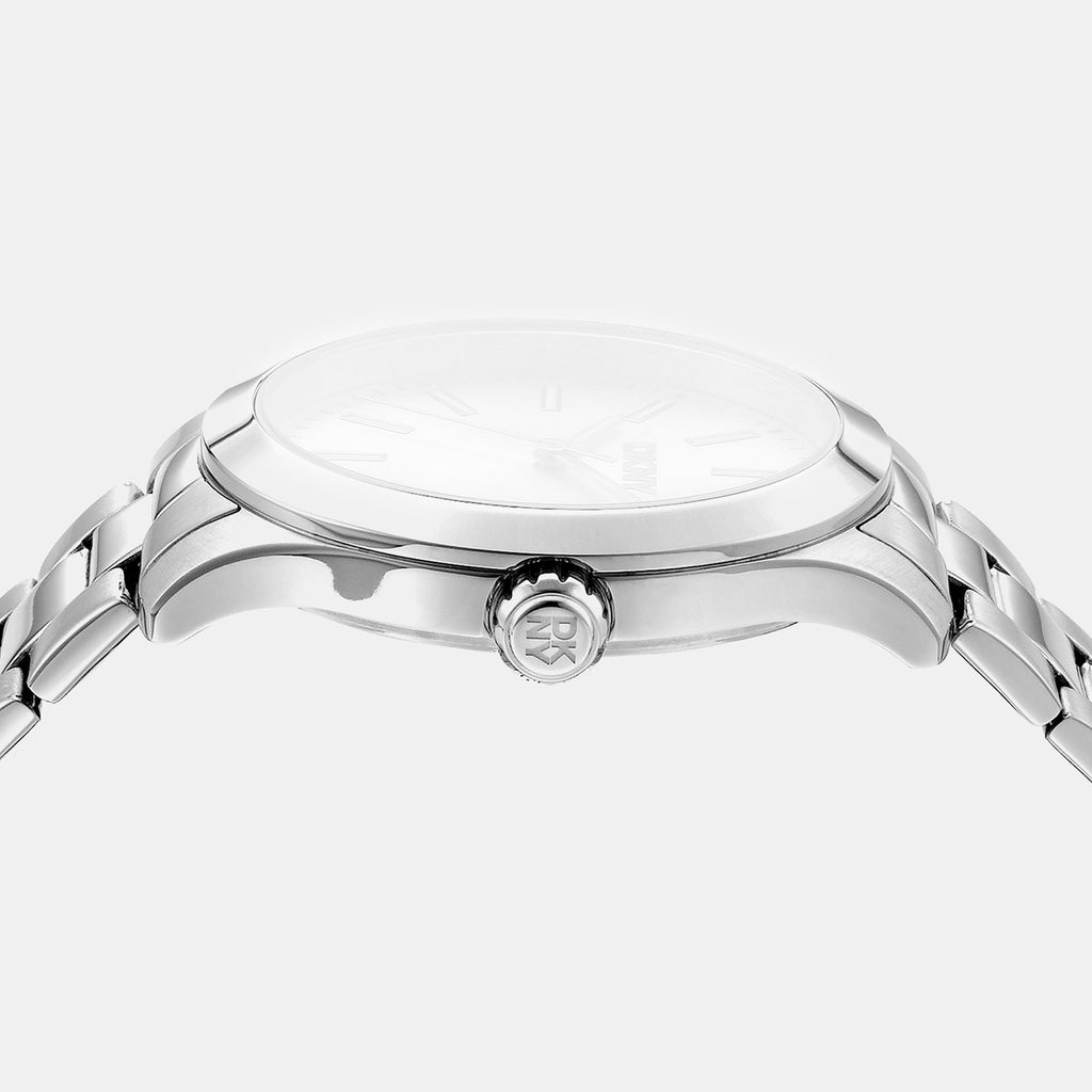 Everyday Men Quartz Silver Dial Analog Stainless Steel Watch DK1G137M0035