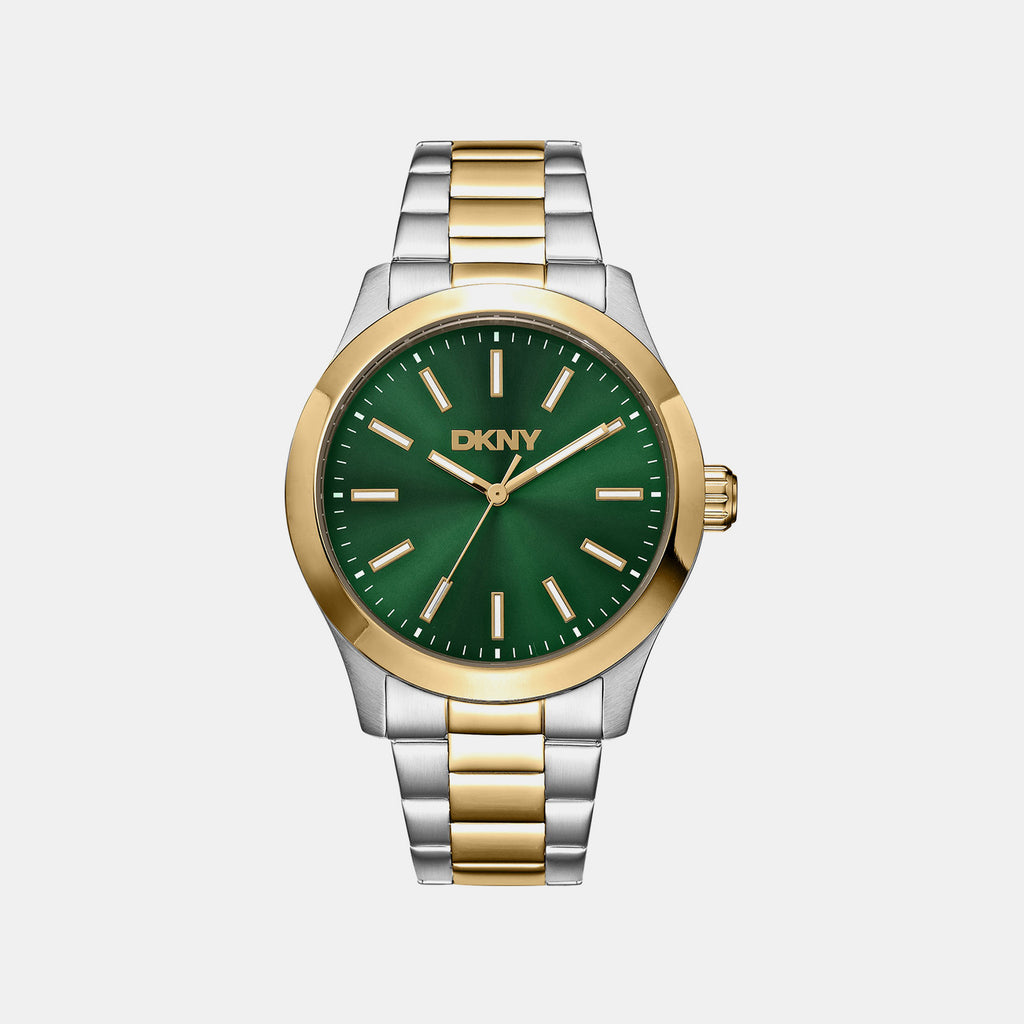 Everyday Men Quartz Green Dial Analog Stainless Steel Watch DK1G137M0065
