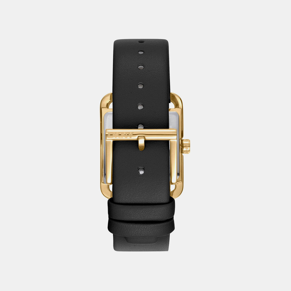 City Maxi Women Quartz Black Dial Analog Leather Watch DK1L001L0025
