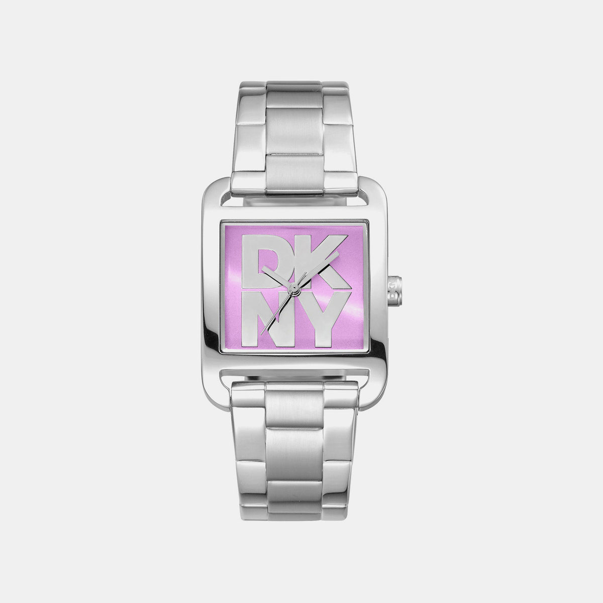 City Maxi Women Quartz Pink Dial Analog Stainless Steel Watch DK1L001M0035