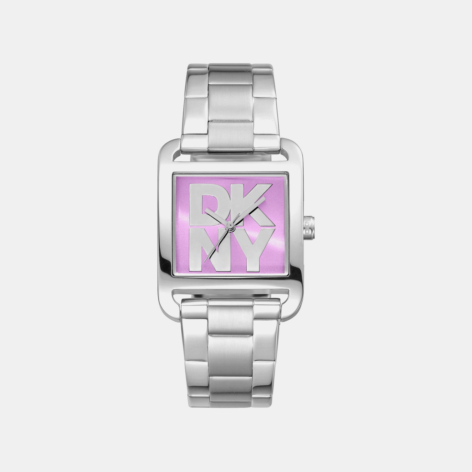 City Maxi Women Quartz Pink Dial Analog Stainless Steel Watch DK1L001M0035