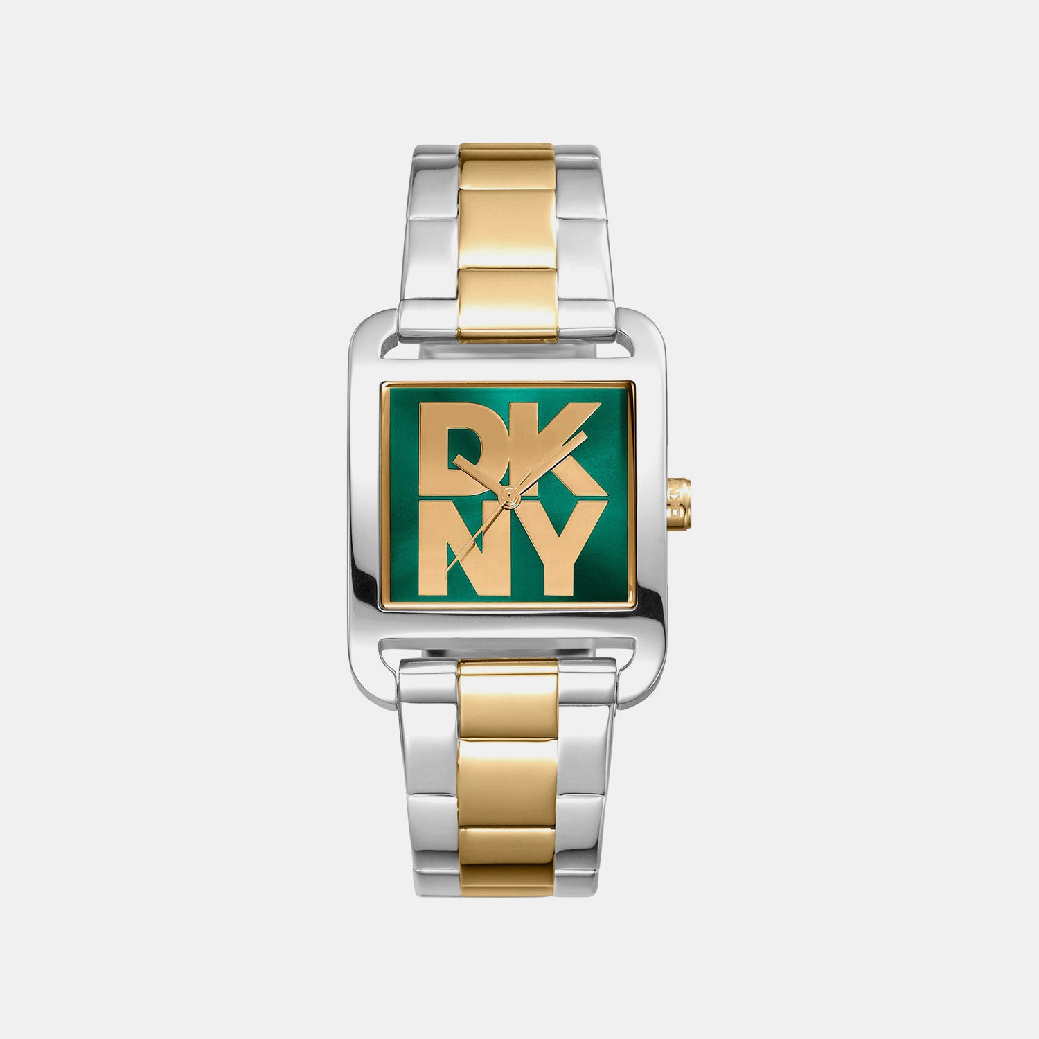 City Maxi Women Quartz Green Dial Analog Stainless Steel Watch DK1L001M0065