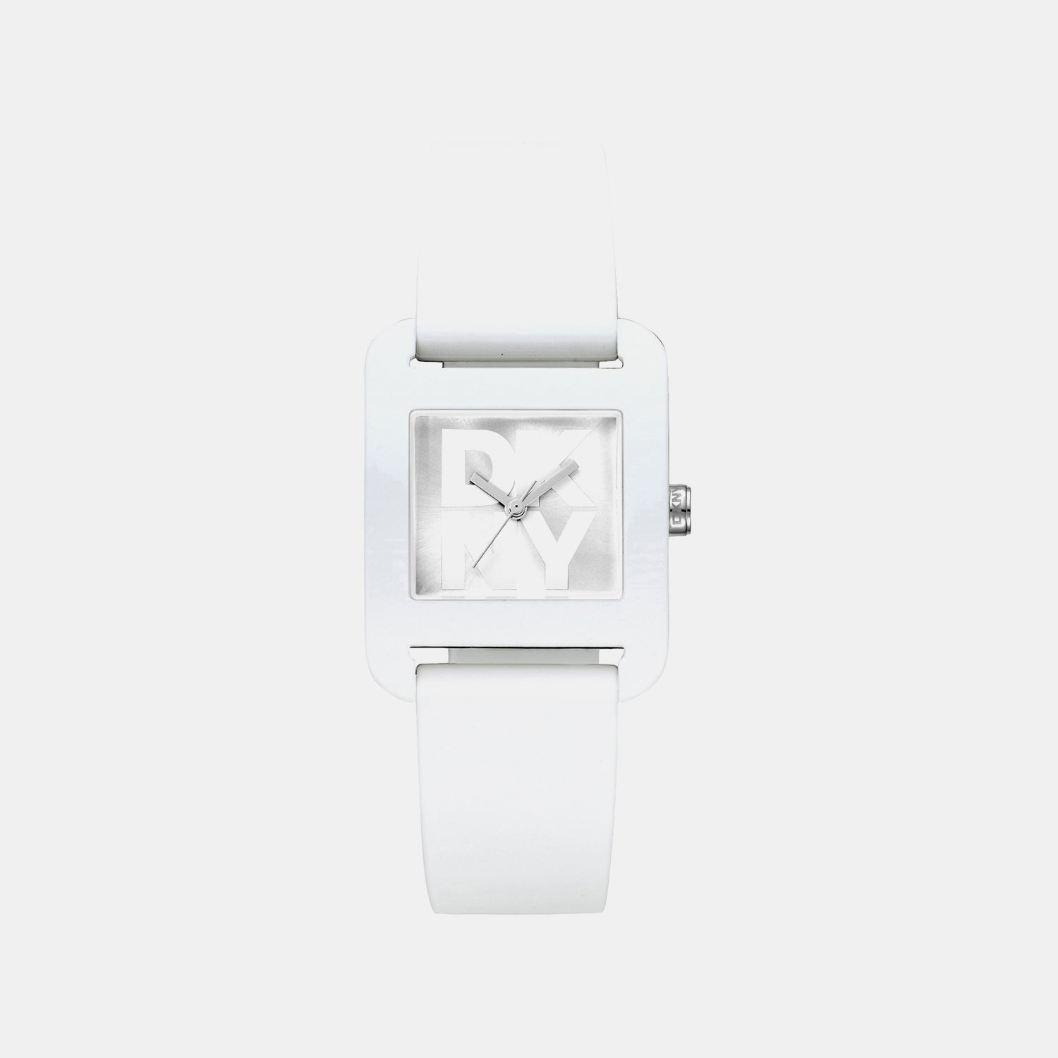 City Sport Women Quartz Silver Dial Analog Silicone Watch DK1L002P0015