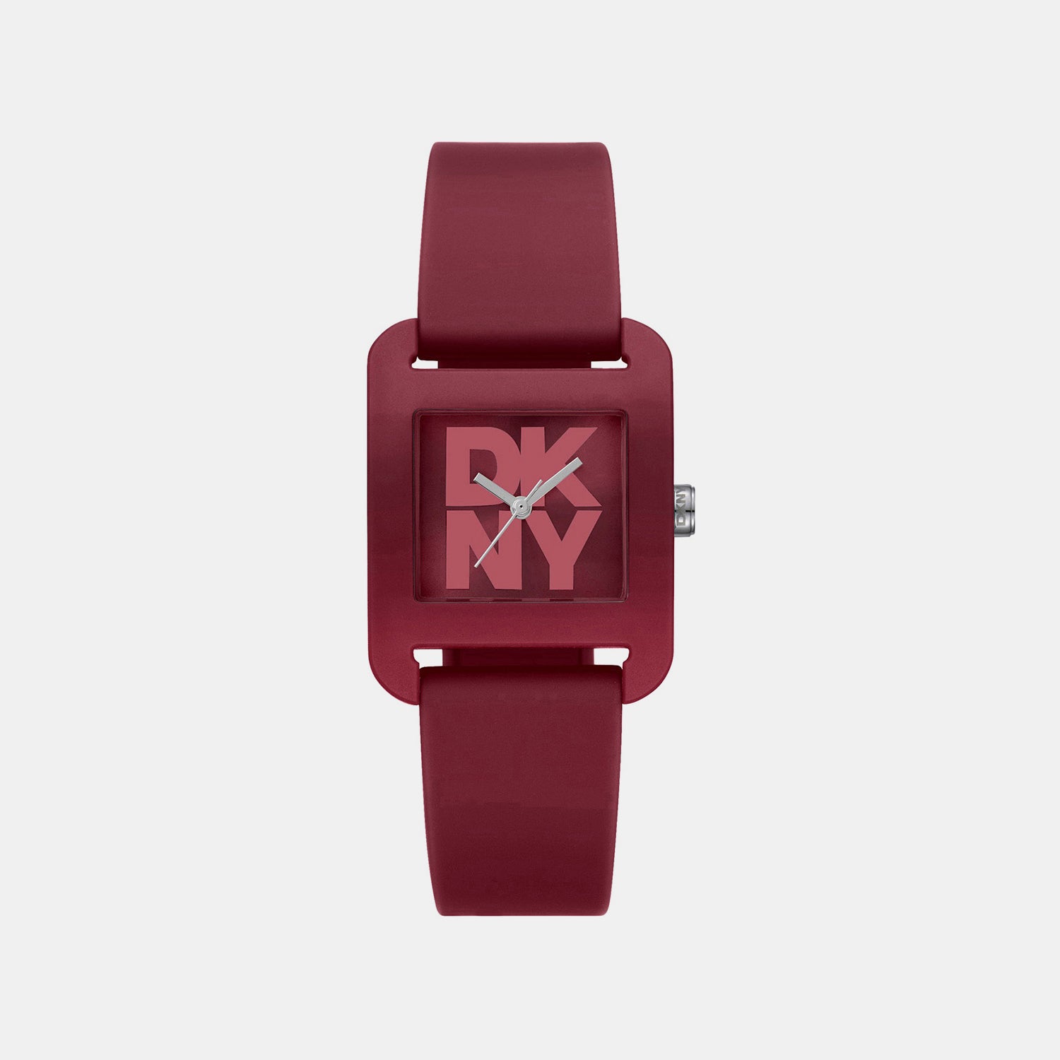 City Sport Women Quartz Red Dial Analog Silicone Watch DK1L002P0035