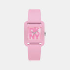 City Sport Women Quartz Pink Dial Analog Silicone Watch DK1L002P0045
