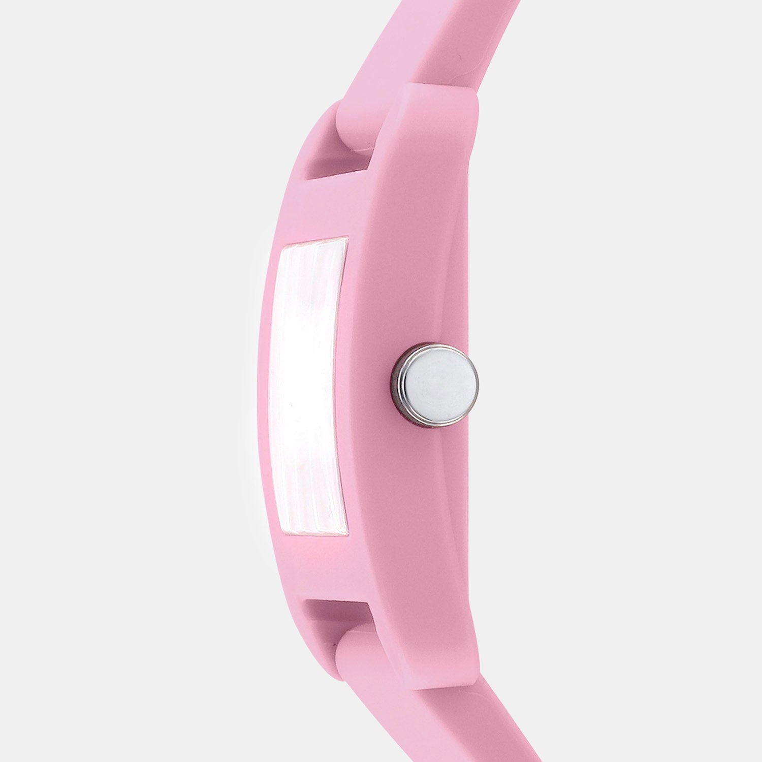 City Sport Women Quartz Pink Dial Analog Silicone Watch DK1L002P0045