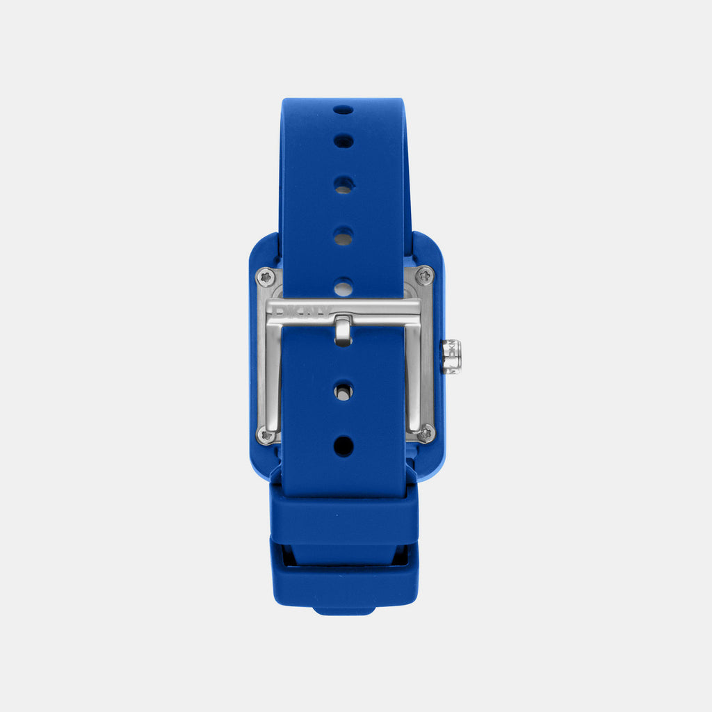 City Sport Women Quartz Blue Dial Analog Silicone Watch DK1L002P0055