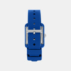 City Sport Women Quartz Blue Dial Analog Silicone Watch DK1L002P0055