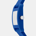 City Sport Women Quartz Blue Dial Analog Silicone Watch DK1L002P0055