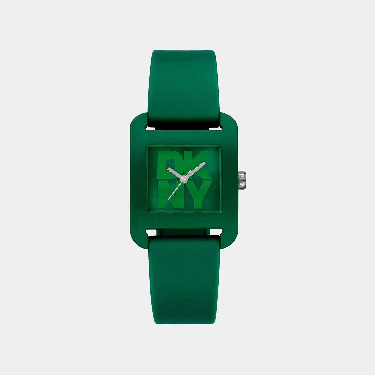 City Sport Women Quartz Green Dial Analog Silicone Watch DK1L002P0065