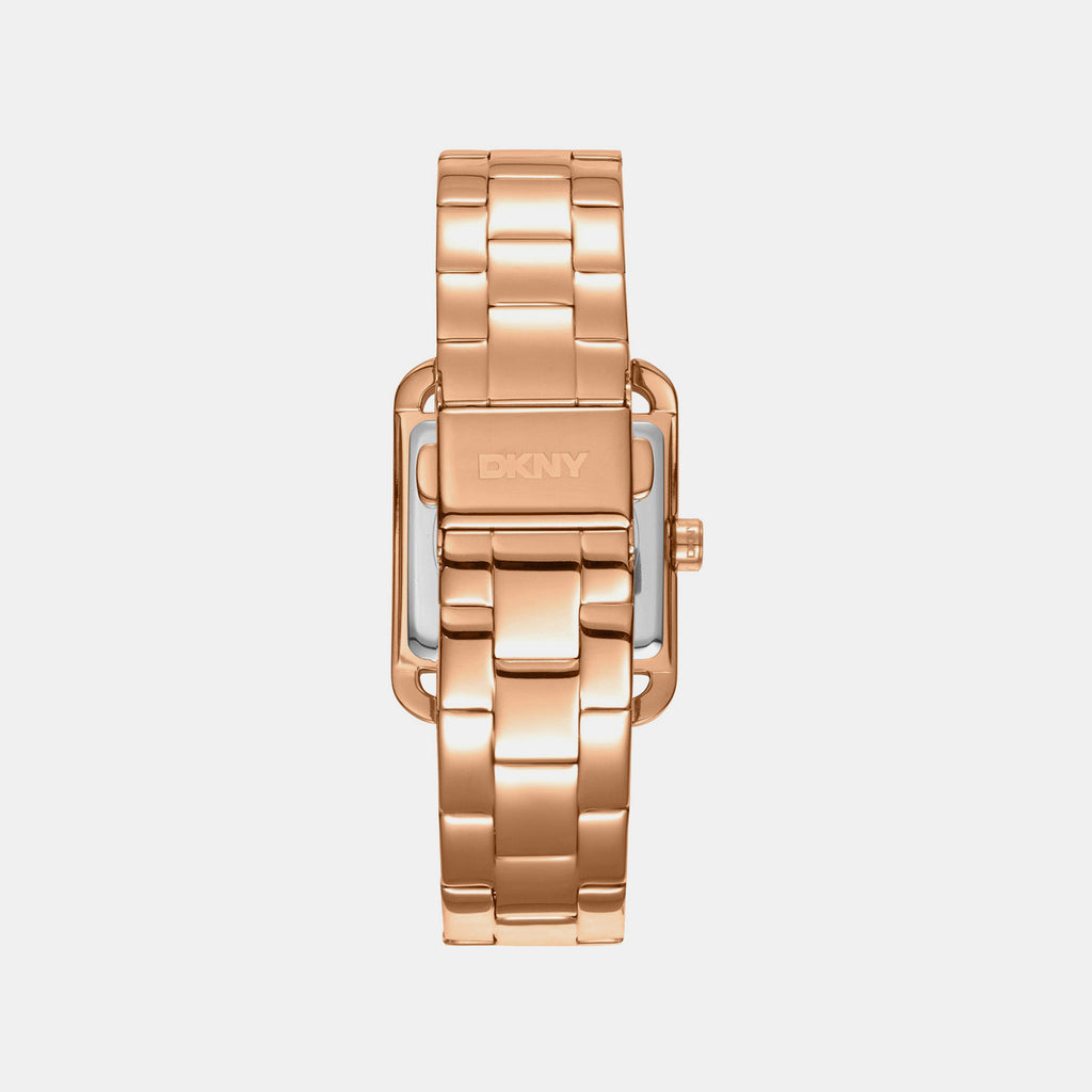 City Glitz Women Quartz Rose Gold Dial Analog Stainless Steel Watch DK1L003M0035