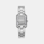 City Midi Women Quartz Silver Dial Analog Stainless Steel Watch DK1L004M0045