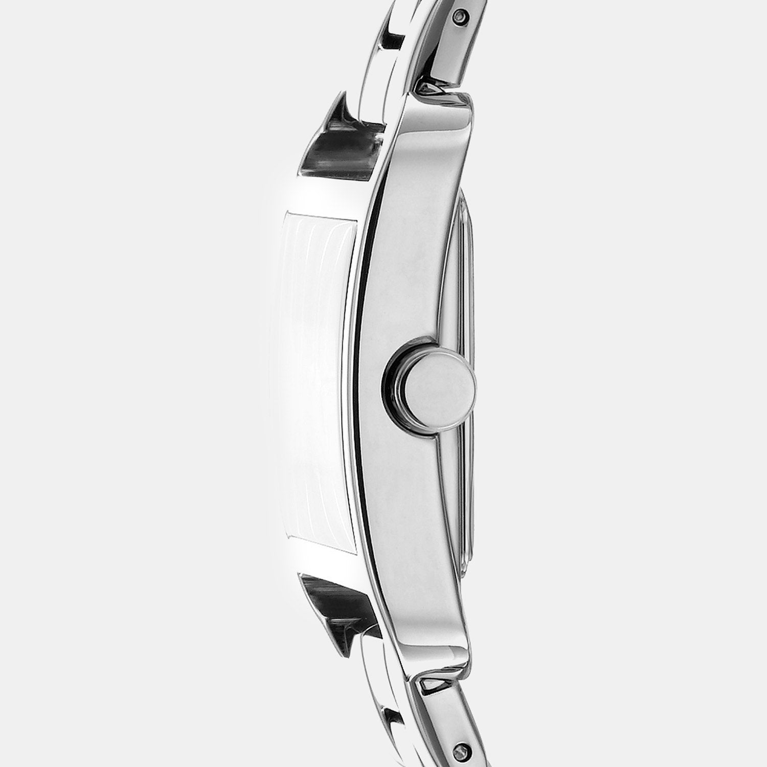 City Midi Women Quartz Silver Dial Analog Stainless Steel Watch DK1L004M0045