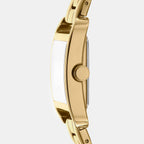 City Midi Women Quartz Silver Dial Analog Stainless Steel Watch DK1L004M0055