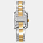 City Midi Women Quartz Green Dial Analog Stainless Steel Watch DK1L004M0075