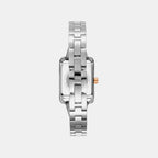 City Bangle Women Quartz Silver Dial Analog Stainless Steel Watch DK1L005M0125