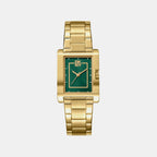 Westside Midi Women Quartz Green Dial Analog Stainless Steel Watch DK1L007M0065