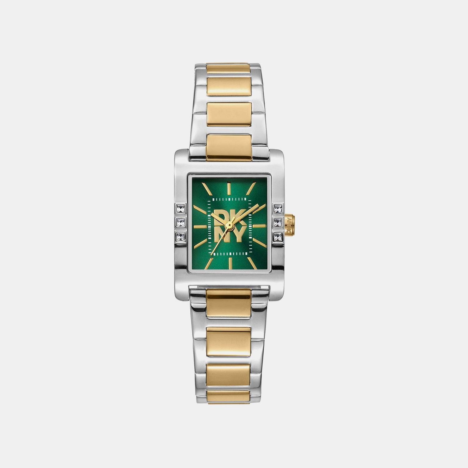 Westside Glitz Women Quartz Green Dial Analog Stainless Steel Watch DK1L008M0085
