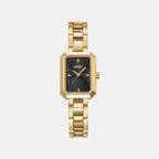 Uptown Midi Women Quartz Black Dial Analog Stainless Steel Watch DK1L009M0015