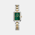 Uptown Midi Women Quartz Green Dial Analog Stainless Steel Watch DK1L009M0025