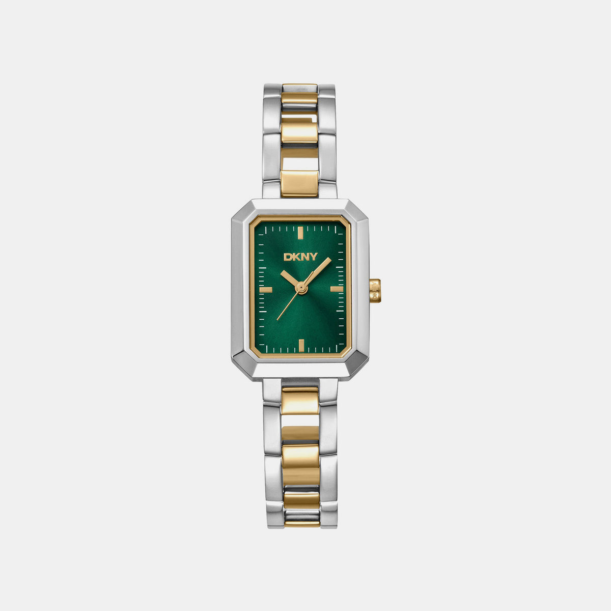 Uptown Midi Women Quartz Green Dial Analog Stainless Steel Watch DK1L009M0025