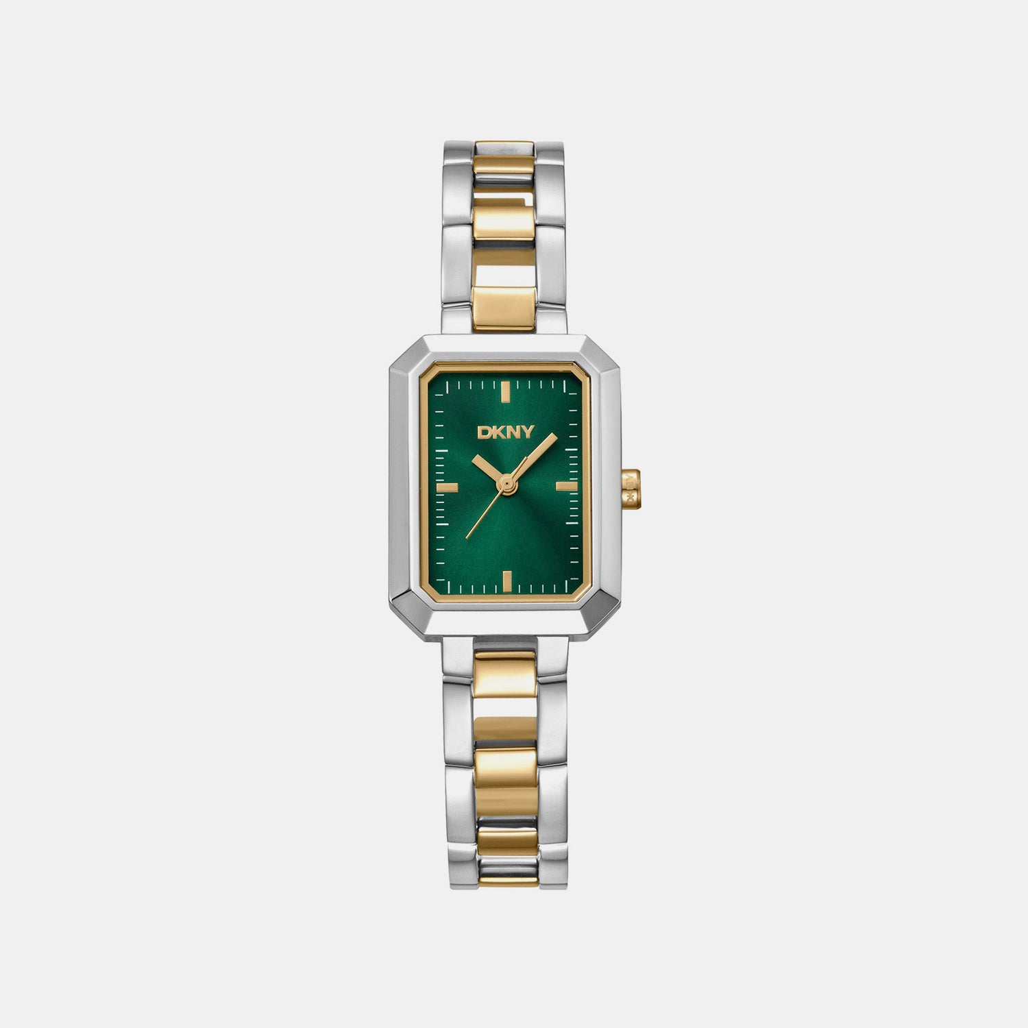 Uptown Midi Women Quartz Green Dial Analog Stainless Steel Watch DK1L009M0025