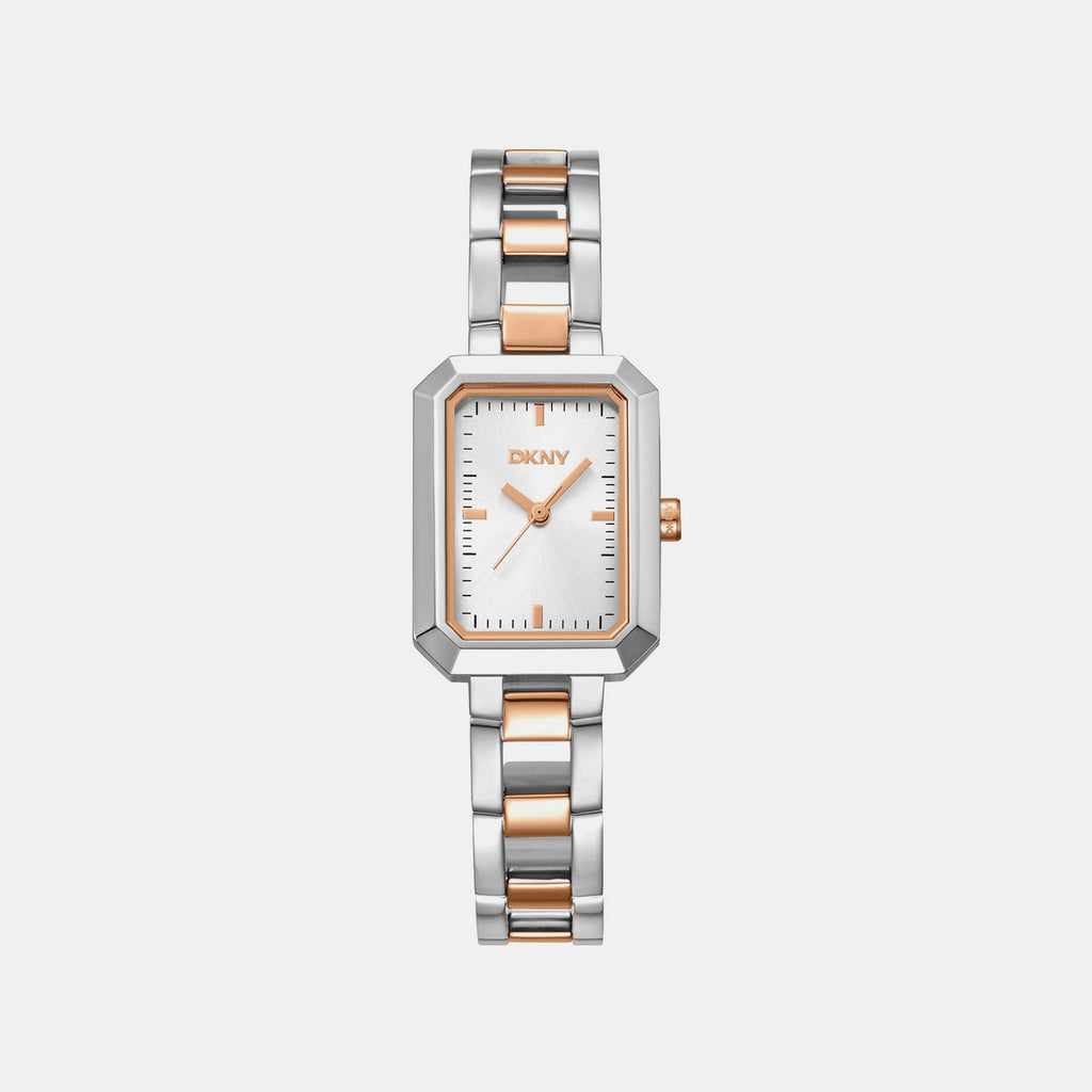 Uptown Midi Women Quartz Silver Dial Analog Stainless Steel Watch DK1L009M0045