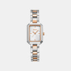 Uptown Midi Women Quartz Silver Dial Analog Stainless Steel Watch DK1L009M0045