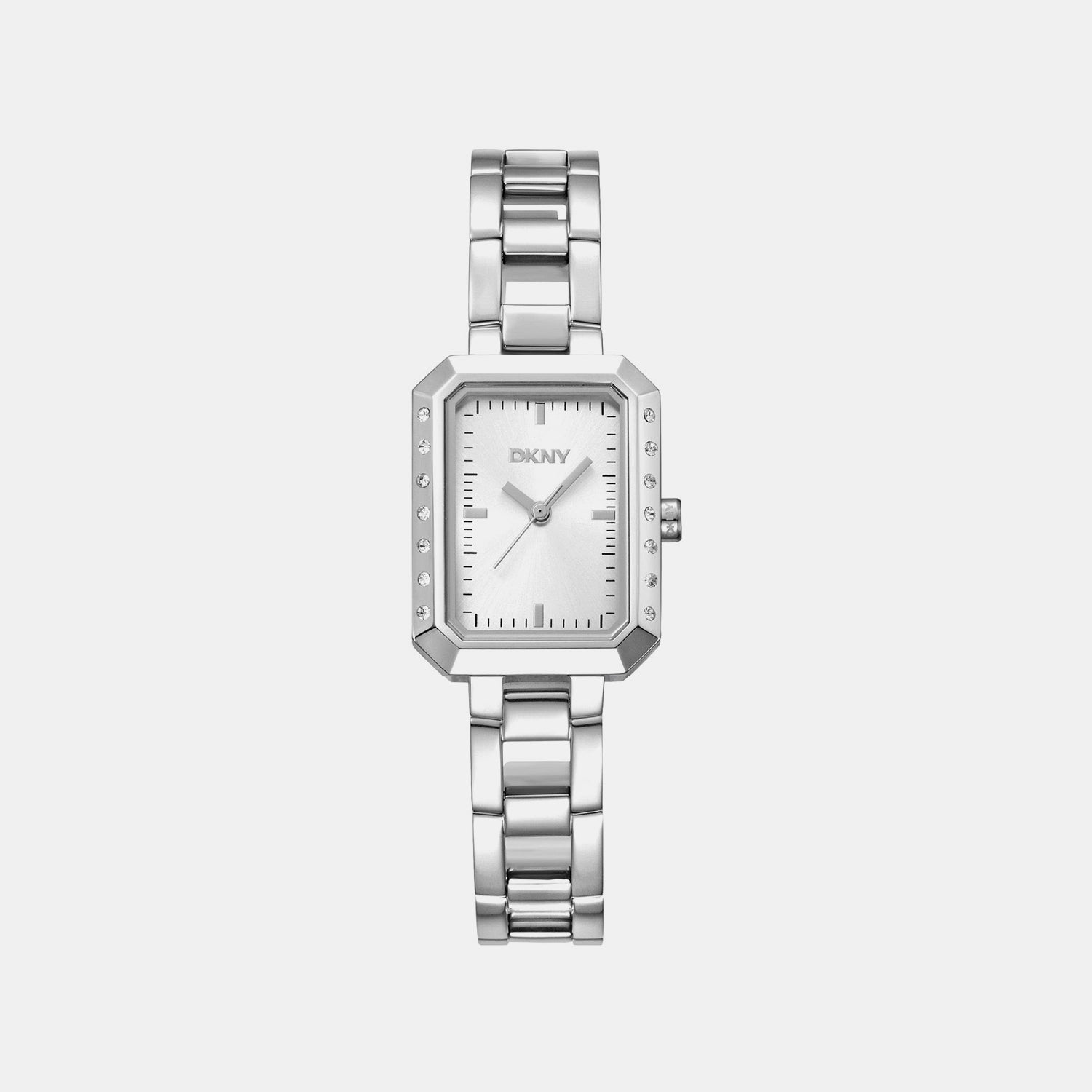 Uptown Glitz Women Quartz Silver Dial Analog Stainless Steel Watch DK1L010M0015