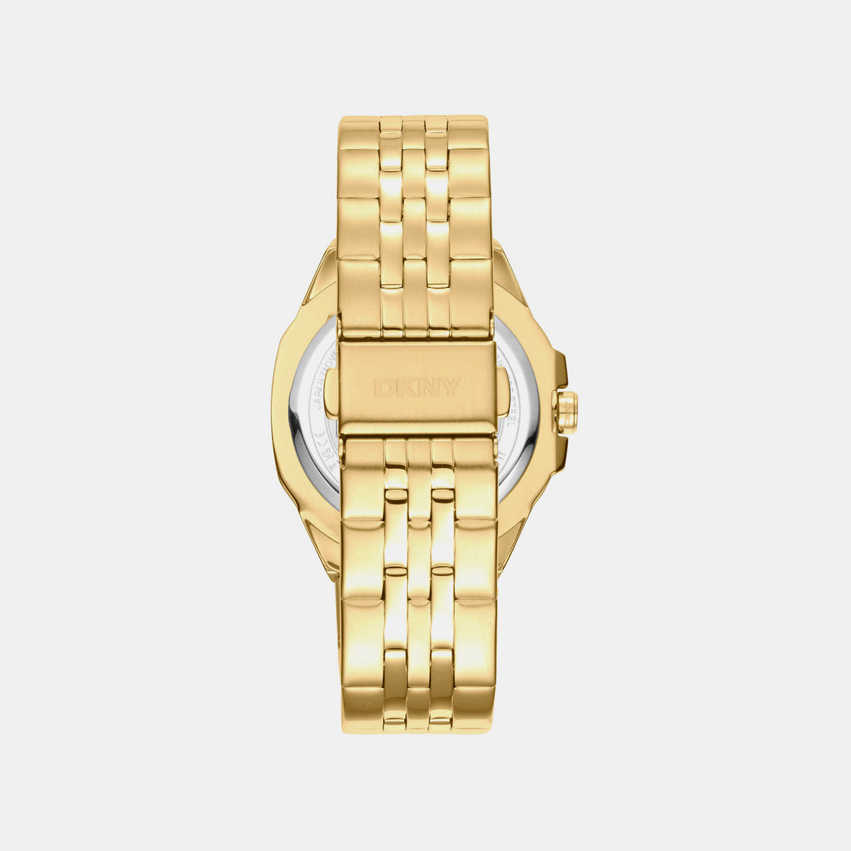 Brooklyn Maxi Women Quartz Champagne Dial Analog Stainless Steel Watch DK1L011M0045