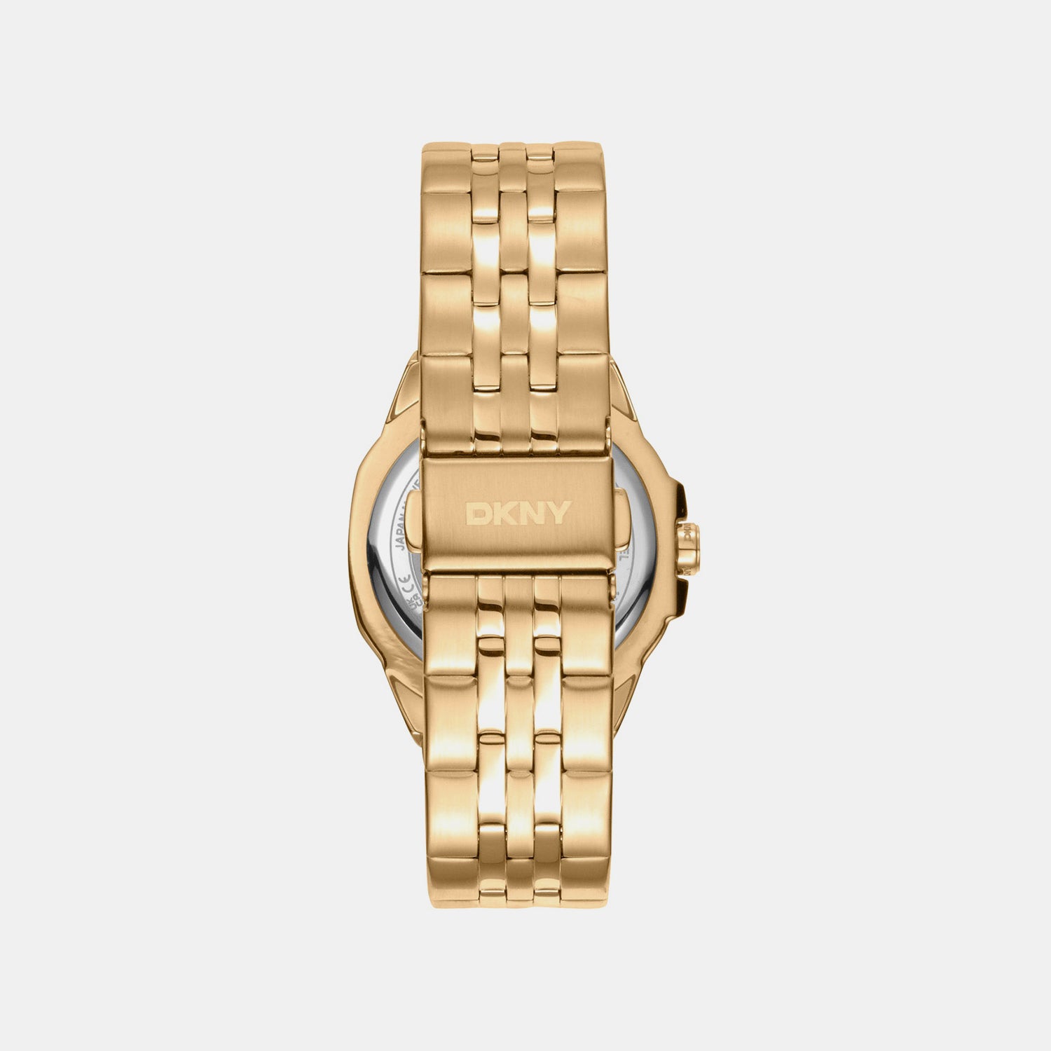 Brooklyn Midi Women Quartz Champagne Dial Analog Stainless Steel Watch DK1L012M0065