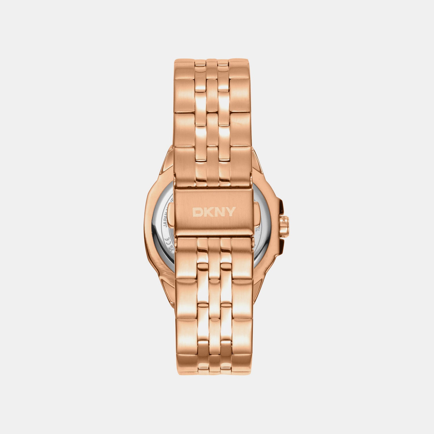 Brooklyn Midi Women Quartz Rose Gold Dial Analog Stainless Steel Watch DK1L012M0075