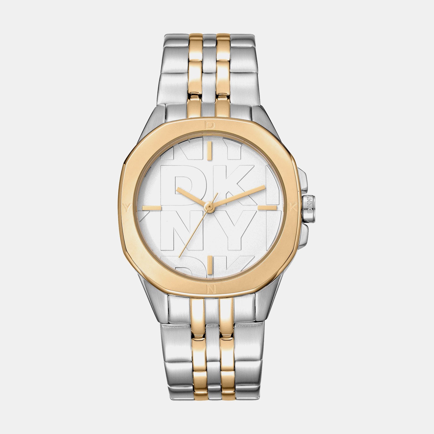 Brooklyn Midi Women Quartz Silver Dial Analog Stainless Steel Watch DK1L012M0085